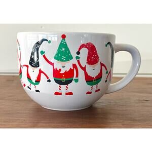 MSRF Design Studio 18oz Jumbo Elves Gnomes Holiday Christmas Coffee/Soup Mug